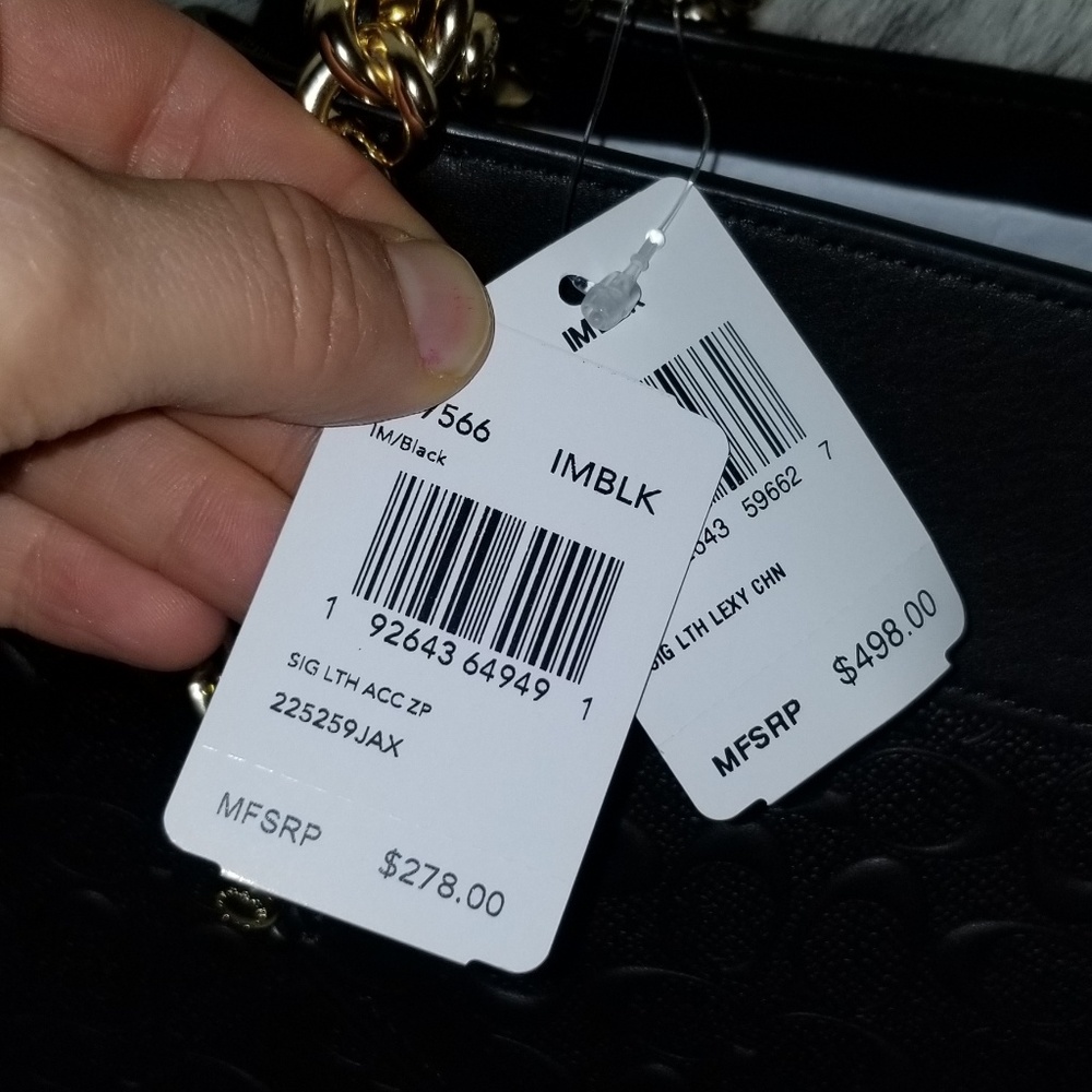 ✅️ COACH SET Matching Designer Bag Wallet Signature - Picture 15 of 16